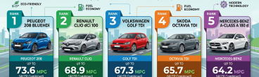 Most Fuel-Efficient Diesel Cars: Current List