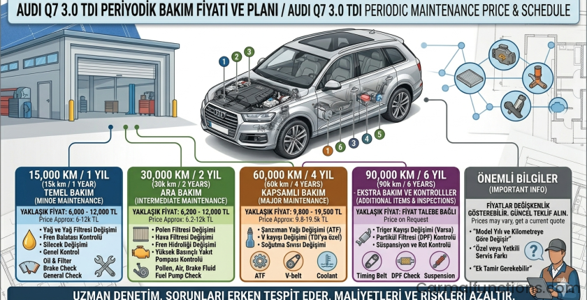 Audi Q7 3.0 TDI Periodic Maintenance Price?