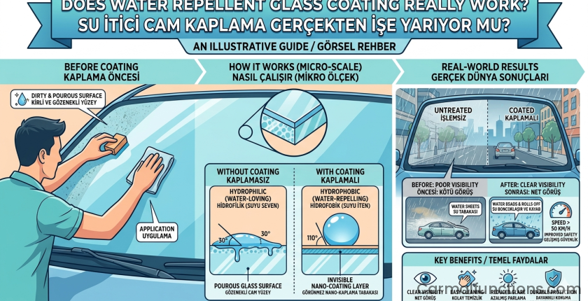 Does Water Repellent Glass Coating Really Work?