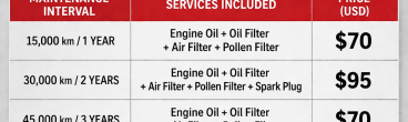 Fiat Linea 1.4 Fire Periodic Maintenance Price?