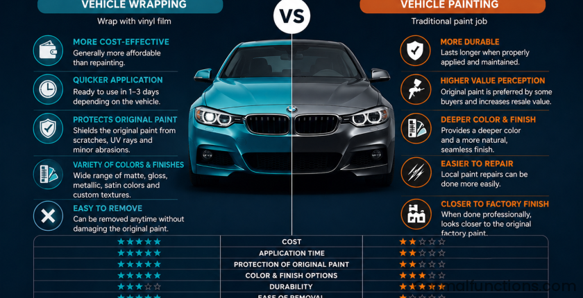 Is wrapping or painting a car more sensible option?