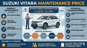 Suzuki Vitara Maintenance Price?