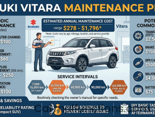 Suzuki Vitara Maintenance Price?