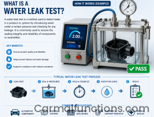 What is a water leak test?