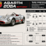 Abarth 208A Spyder Tire Pressure