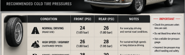 Abarth 215A Coupe Tire Air Pressure