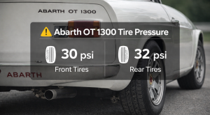Abarth OT 1300 Tire Pressure