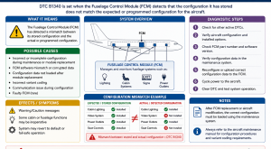 B1340 Fuselage Module Configuration Error