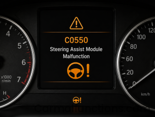 C0550 Steering Assist Module Malfunction