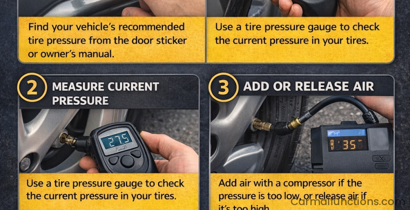 How to Adjust Car Tire Pressure?
