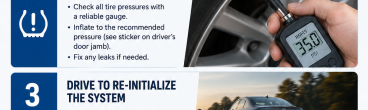 How to Clear Tire Sensor Faults in 4 Steps
