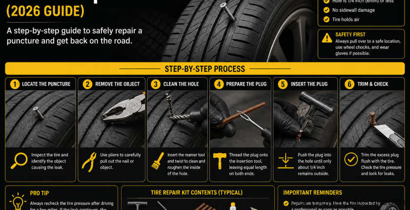 How to Repair a Tire? (2026 Guide)