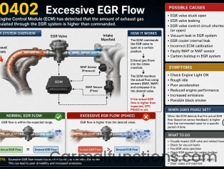 P0402 Excessive EGR Flow