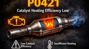 P0421 Catalyst Heating Efficiency Low